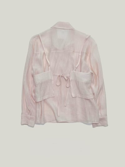 輕透疊穿感兩件式上衣8