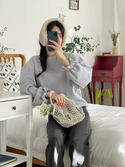 立體愛心公主袖衛衣4