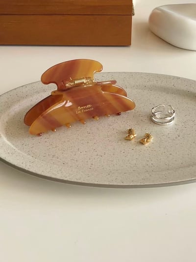 可頌紋理極簡日常耳環4