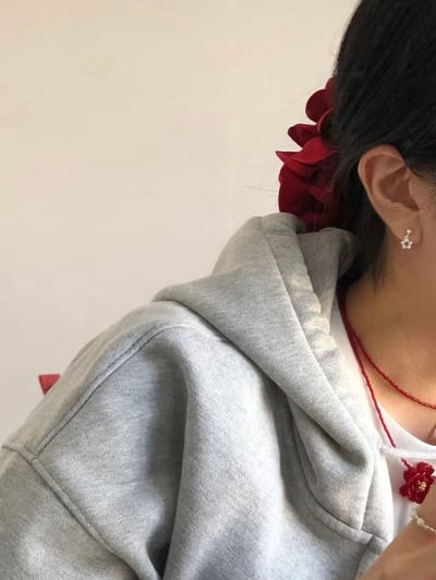 立體花瓣感大腸圈髮束3