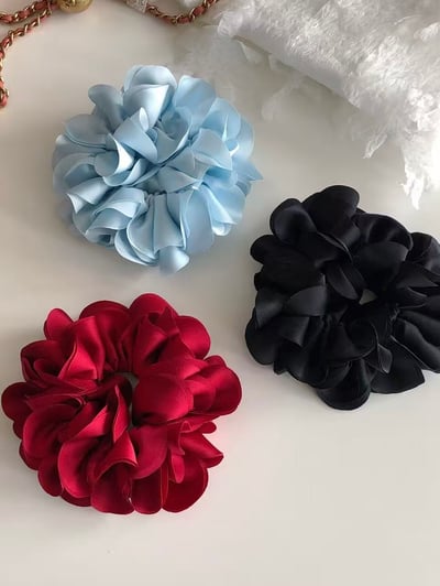 立體花瓣感大腸圈髮束5