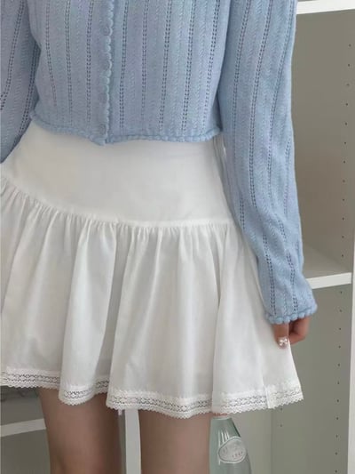 高腰層次蛋糕短裙3