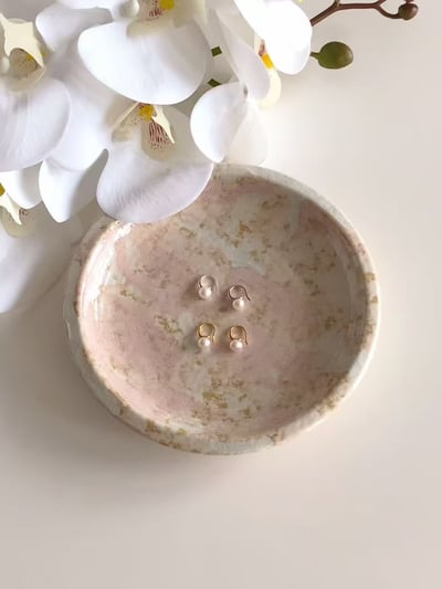 極簡珍珠小彎耳環｜925 Silver4