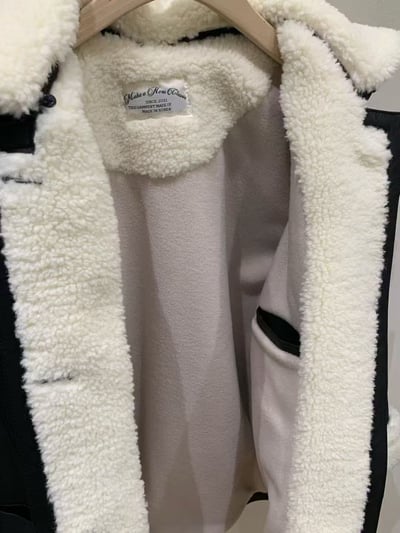 復古羊羔翻領皮衣外套6