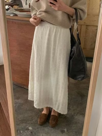 Quiet Mood・柔織針織長裙2