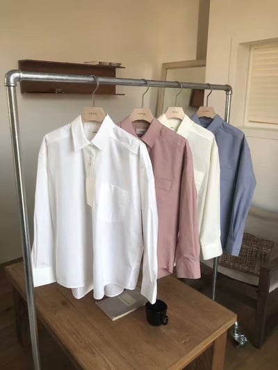 日常留白・柔光寬版襯衫11