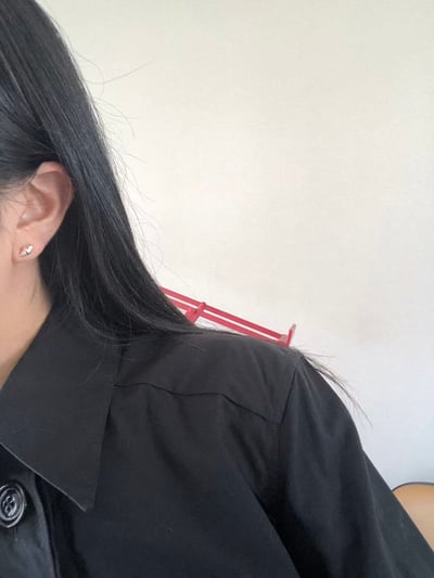 可頌紋理極簡日常耳環7