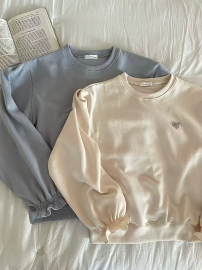 立體愛心公主袖衛衣6