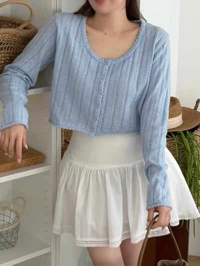 高腰層次蛋糕短裙1