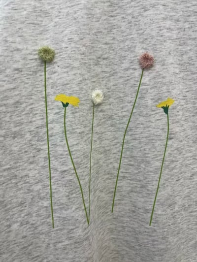 立體小花棉質上衣2