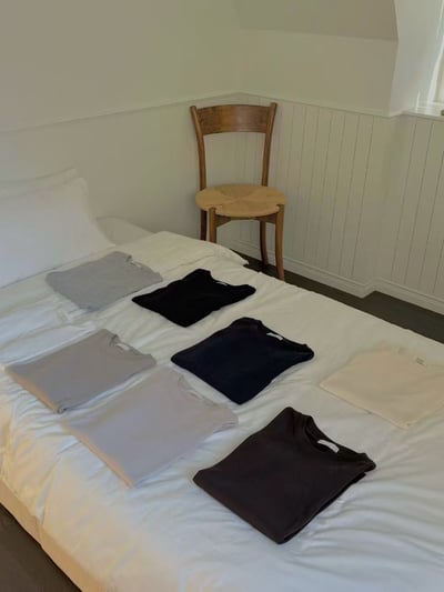 日常必備・柔軟圓領內搭上衣7