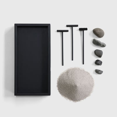 石と時・枯山水キッﾄ｜枯山水套件 [啞光黑]7