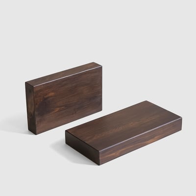 陳列座｜名片架 [胡桃木色]4