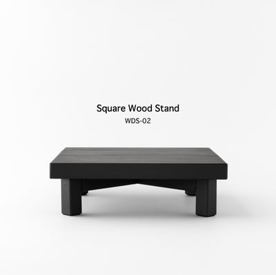 Square Wood Stand｜方形盆景陳列座2