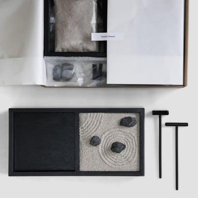 石と時・枯山水キッﾄ｜枯山水套件 [啞光黑]8