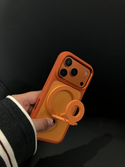 橘色新色上架! 我真的有夠吸磁吸支架 磁力很強11