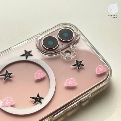 【獨家】潦草愛心尬星星拼盤老娘用不爛MagSafe殼4