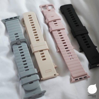日常百搭色矽膠錶帶1