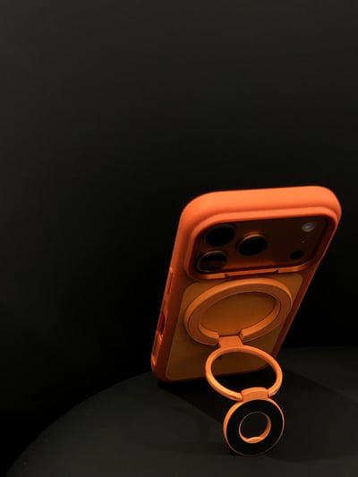 橘色新色上架! 我真的有夠吸磁吸支架 磁力很強10