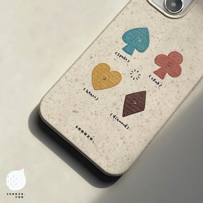 【獨家】撲克牌花色環保殼4