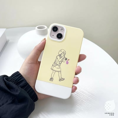 小表情線條人像訂製殼9