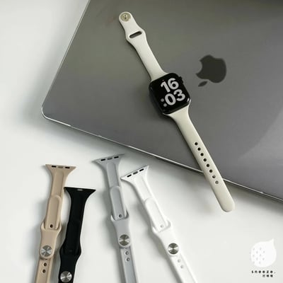 秋冬色矽膠細錶帶6