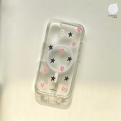 【獨家】潦草愛心尬星星拼盤老娘用不爛MagSafe殼5