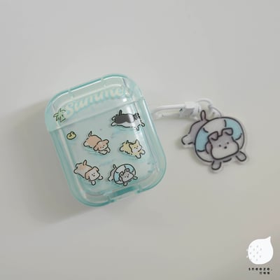 游泳狗狗AirPods保護套1