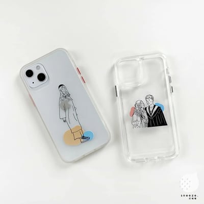 小表情線條人像訂製殼3