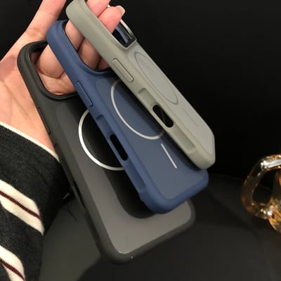 手感好的撞色磨砂磁吸殼4