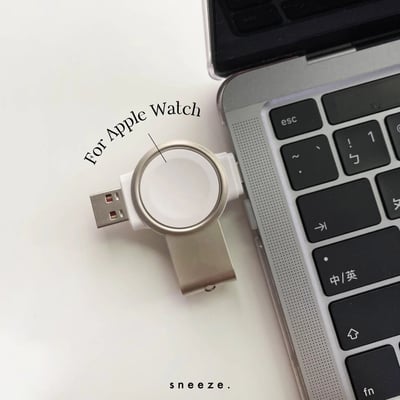 【現貨】輕便攜帶型Apple Watch充電器1