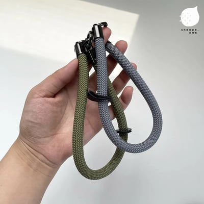 露營風粗粗掛繩組合［掛繩+透明掛片］4