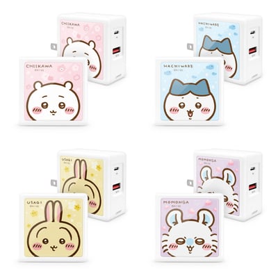 吉伊卡哇大頭65W氮化鎵技術快充充電頭1