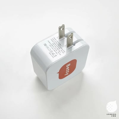 QQ對話框客製快充充電頭7