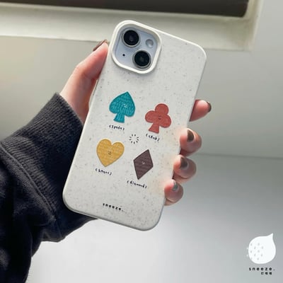 【獨家】撲克牌花色環保殼5