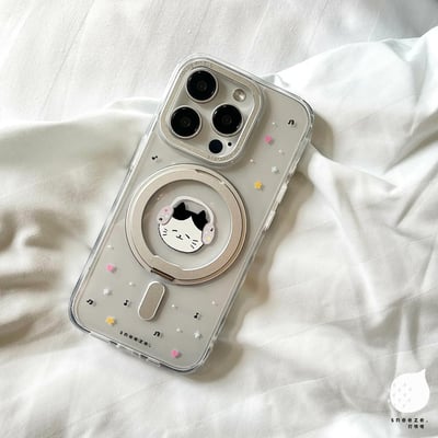 【獨家】隱-貓貓戴耳機MagSafe殼1