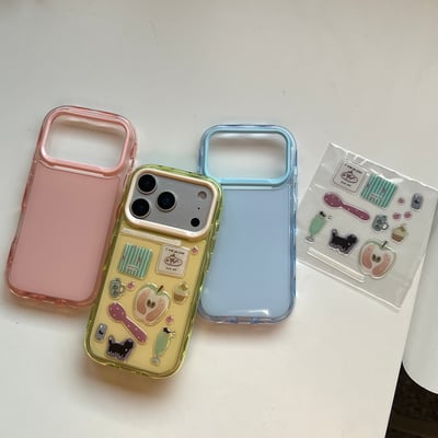 自己DIY的彩色波浪邊邊殼1