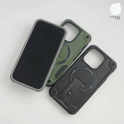厚臉皮防摔隱藏支架MagSafe殼3