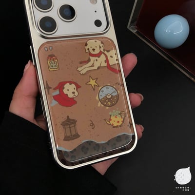 斑點狗狗秋冬配色殼2