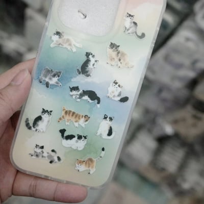 渲染貓咪霧面殼2