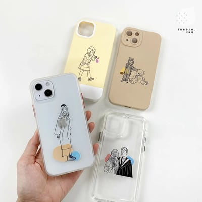 小表情線條人像訂製殼2