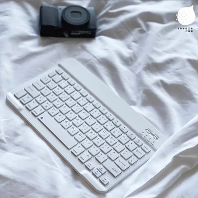 粉嫩嫩隨拿隨走的藍牙鍵盤4