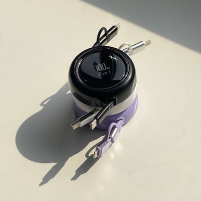 二合一自己捲起來的快充充電線9