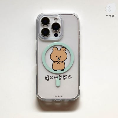 【獨家】手繪闊卡殼 quokka浪漫圈圈殼4