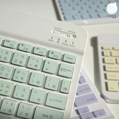 夏日多巴胺隨拿隨走的藍牙鍵盤10