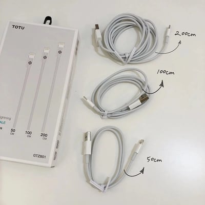 【現貨】隨心所欲蘋果三入充電線1