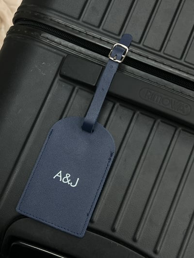 客製化小編特選皮革行李吊牌3