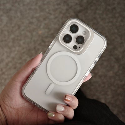 美式龐克風MagSafe鏡頭支架殼 贈送鏡頭貼一組1