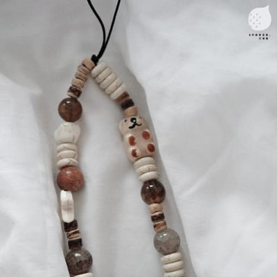 小動物復古配色手機腕鏈掛繩2