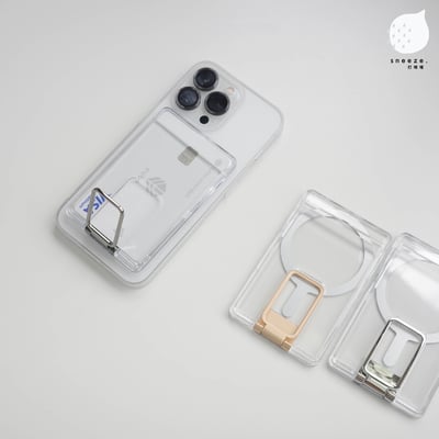 【贈送防磁貼片】金屬隱藏支架磁吸卡包5